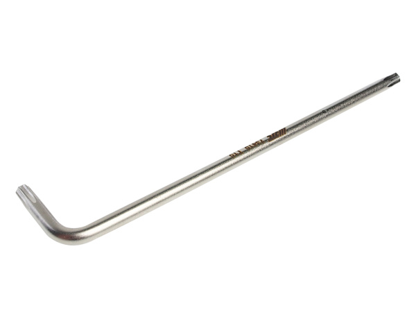 Ключ TORX Г-образный удлиненный JTC-73415 (T15H, L=100 мм)