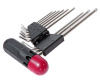 Набор ключей TORX T10Н-Т50H Г-образных с отверстием JTC-3924 (9 предметов)