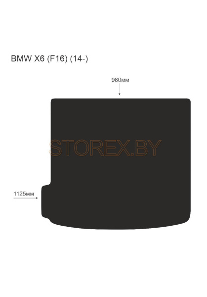 BMW X6 (F16) (14-) Багажник copy