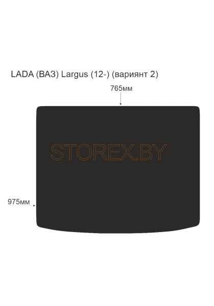 LADA (ВАЗ) Largus (12-) Багажник (вариант 2) copy
