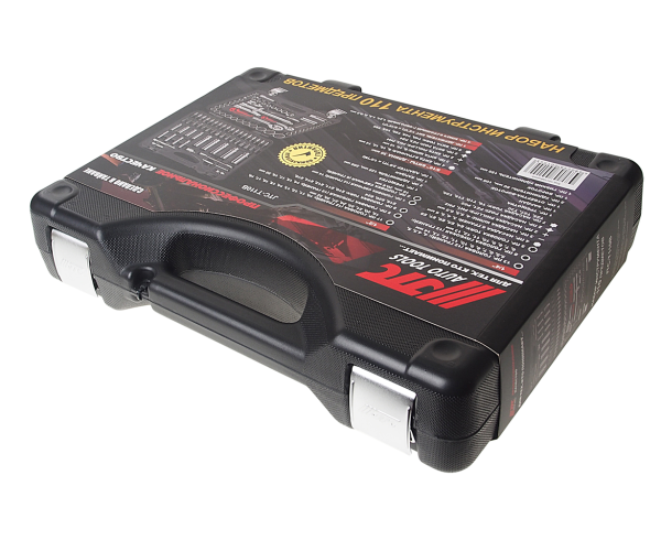 Набор головок торцевых, бит и бит-головок JTC-T110B-B72 (1/4", 1/2", 110 предметов в кейсе)