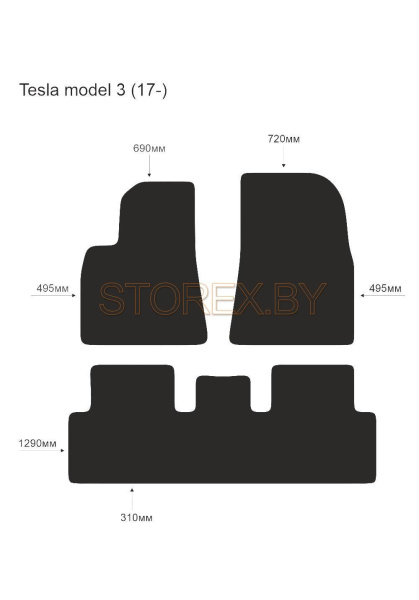 Tesla model 3 (17-) copy