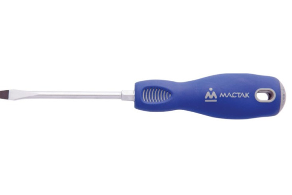 Отвертка шлицевая Slotted 6.5х100 мм, держатель МАСТАК 040-65101H