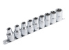 Набор головок торцевых JTC-H409E (1/2", TORX, Е10-Е24, 9 предметов)