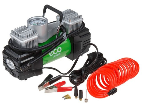 Компрессор автомобильный ECO AE-028-1 (70л/мин, 10bar, 280Вт, 12В)