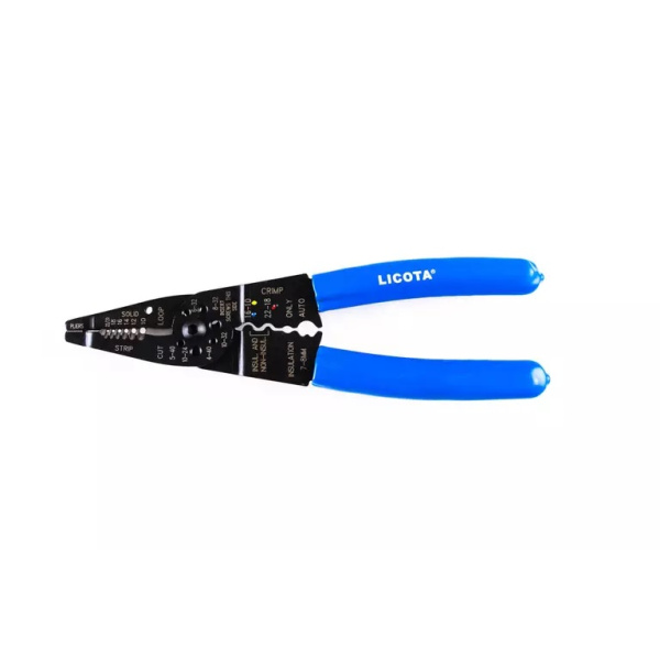 Клещи для зачистки проводов и обжима клемм Licota TCP-10351 (7 функц., 200 мм)