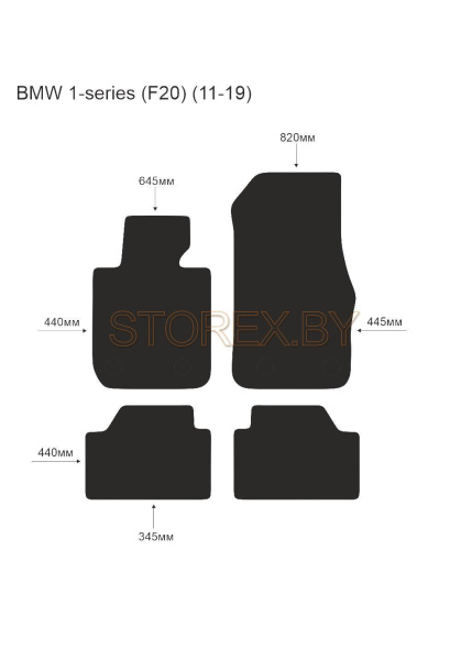 BMW 1-series (F20) (11-19) copy