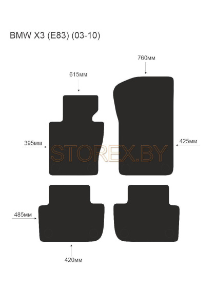 BMW X3 (E83) (03-10) copy