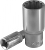 Головка торцевая глубокая S04HD4709, 12-гранная, 1/2"DR, 9 мм