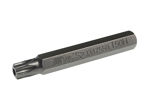 Бита TORX удлиненная JTC-1347550 (Т50Hх75 мм, 10 мм, S2)