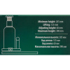 Домкрат бутылочный 16т с клапаном - RF-T91604 (DS)