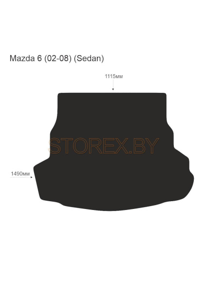 Mazda 6 (02-08) (Sedan) Багажник copy