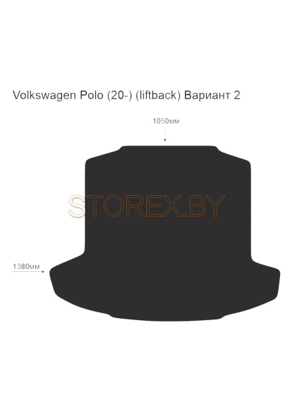 Volkswagen Polo (20-) (liftback) Bagazhnik (variant 2)