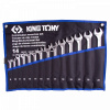 Набор комбинированных ключей KING TONY 12D15MRN01, 8-24 мм, чехол из теторона, 14 предметов