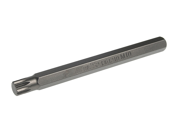 Бита SPLINE удлиненная JTC-1361210 (M10х120 мм, 10 мм, S2)