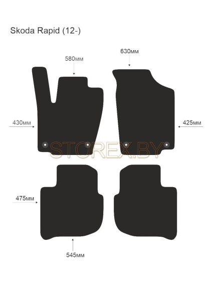 Skoda Rapid (12-) copy