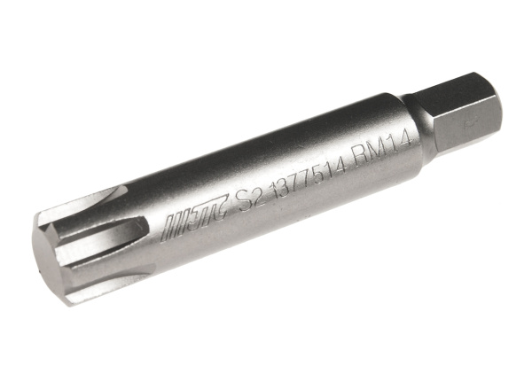 Бита RIBE удлиненная JTC-1377514 (RМ14х75 мм, 10 мм, S2)