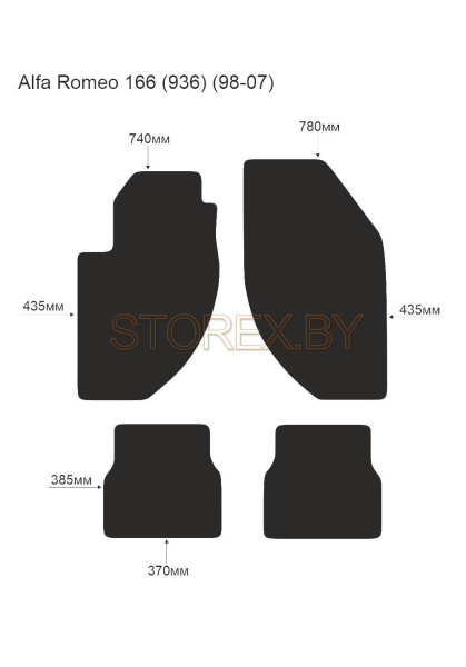 Alfa Romeo 166 (936) (98-07) copy