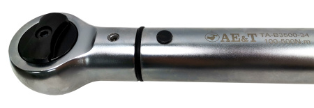 Ключ динамометрический TA-B3500-34 со шкалой в окошке, 100-500Nm, 3/4"
