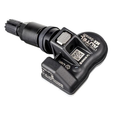 Датчик TPMS Autel MX-1 433МГц+315МГц, быстрофиксируемый, программ., универсальный, металл., черный