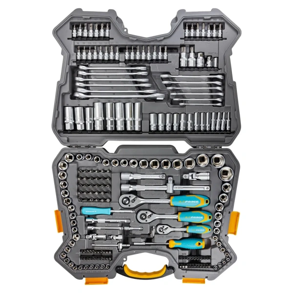 Набор инструментов 216пр. 1/4'', 3/8'', 1/2''(6гр.)