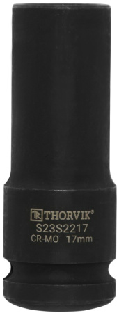 Головка торцевая ударная глубокая 12-гранная Thorvik S23S2217 (1/2"DR, 17 мм)