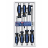 Набор отверток силовых магнитных ''Profi''S2, 7пр.(PH:1x80,2х100,3х150мм, SL: 5.5х125, 6.5х150, 8х150, 10x200мм)в лотке