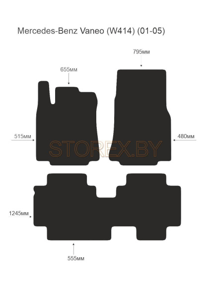 Mercedes-Benz Vaneo (W414) (01-05) copy