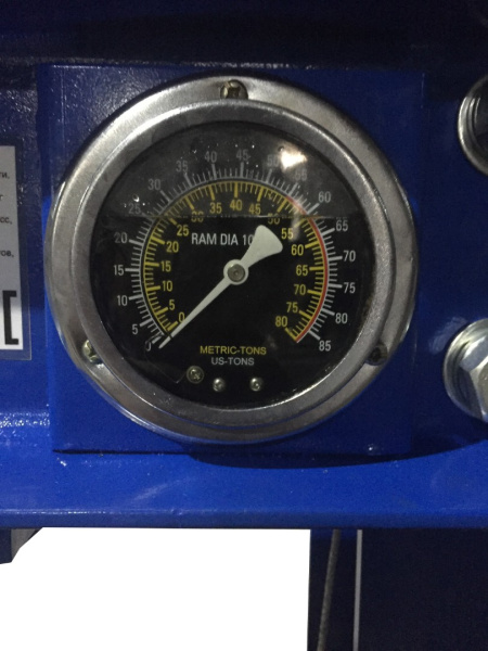 Пресс гидравлический AE&T T61250A (50т) с ручным и пневмоприводом