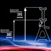Подставка ремонтная с упорными пятками 6т (h min 400мм, h max 600мм) (к-т 2шт)