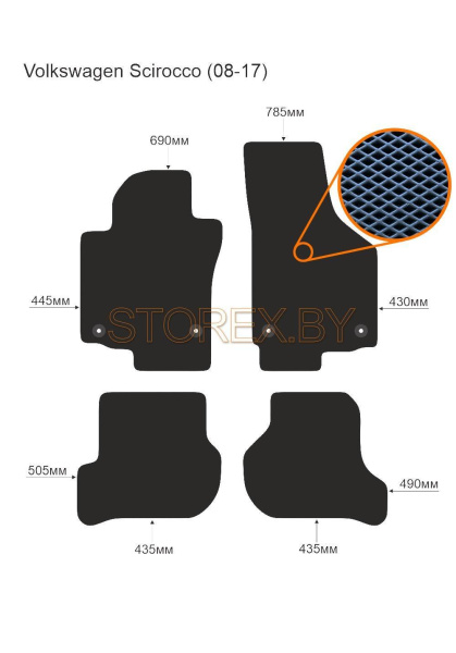 Volkswagen Scirocco (08-17) copy