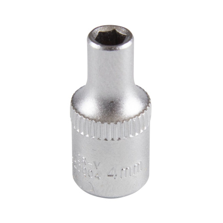 Головка торцевая стандартная шестигранная 1/4" 4 мм AFFIX AF00020004