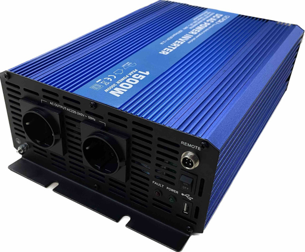 Автомобильный инвертор Geofox P 1500W-12V/RC