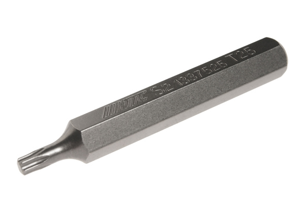 Бита TORX удлиненная JTC-1337525 (Т25х75 мм, 10 мм, S2)