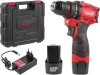 Аккум. дрель-шуруповерт WORTEX LX BD 1220 DLi 12В, 30 Нм, 2*1.5 Ач, патрон 10 мм, бесщёт.
