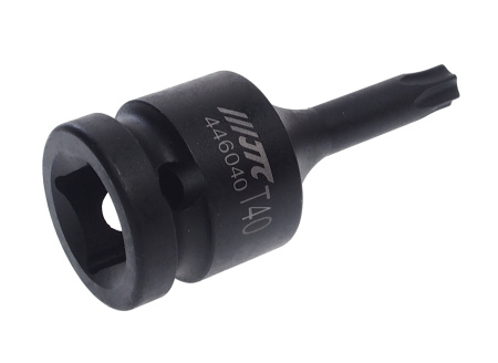 Головка торцевая ударная JTC-446040 (1/2", TORX, T40, D= 25 мм, L=60 мм)