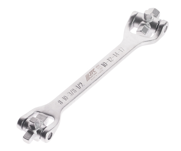 Ключ для маслосливных пробок 8 в 1 JTC-JW0709 (S8, S10, S3/8", S1/2", H10, H12, H14, H17)