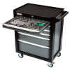 GARWIN PRO EQ-000012 Тележка инструментальная Standart 6 полок, с комплектом инструмента в разборном кейсе, 169 пр.