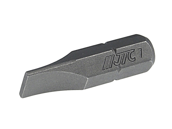 Бита шлицевая JTC-1122507 (1,2х7х25 мм, 1/4" DR, S2)