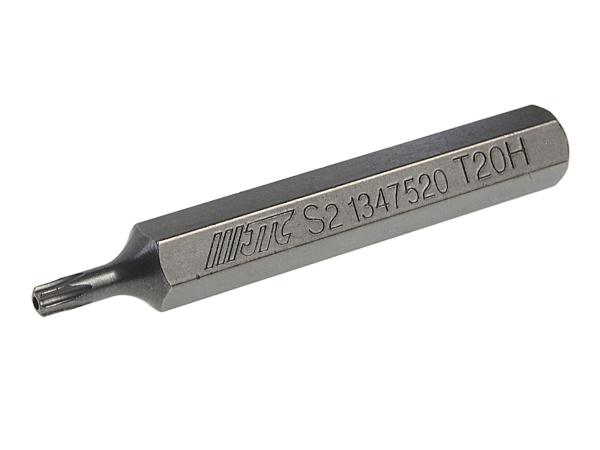 Бита TORX удлиненная JTC-1347520 (Т20Hх75 мм, 10 мм, S2)