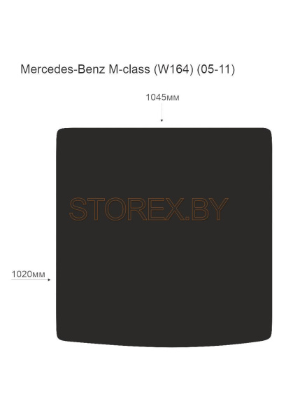 Mercedes-Benz M-class (W164) (05-11) Багажник copy
