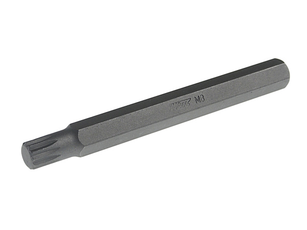 Бита SPLINE удлиненная JTC-1268008 (M8х80 мм, 5/16" DR)