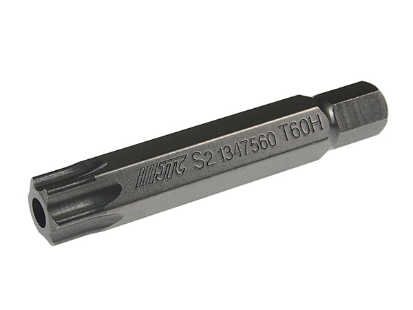 Бита TORX удлиненная JTC-1347560 (Т60Hх75 мм, 10 мм, S2)