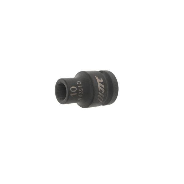 Головка торцевая 12-гранная ударная JTC-443910 (1/2", 10 мм, L=38 мм)