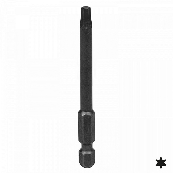 Вставка (бита) торцевая KING TONY 7170**T, 1/4", Torx, Т6-Т40, L = 70 мм, для шуруповерта