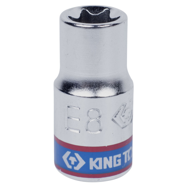 Головка торцевая TORX Е-стандарт 1/4" E10 L = 24 мм KING TONY 237510M