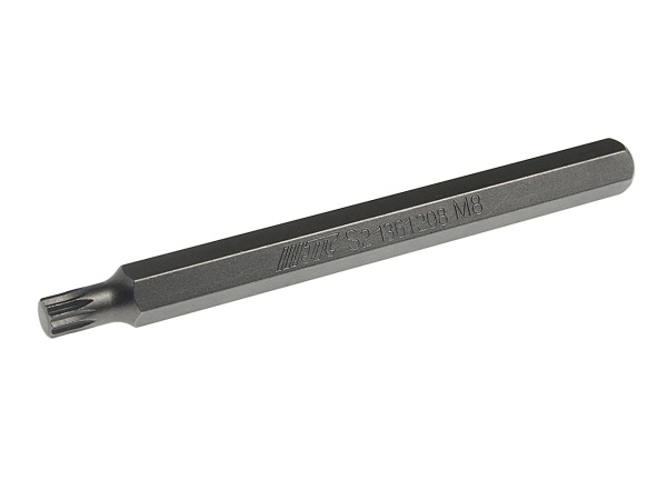Бита SPLINE удлиненная JTC-1361208 (M8х120 мм, 10 мм, S2)