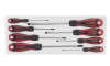 Набор отверток усиленных JTC-7644 (SL3.0x75, SL5.5x75, SL6.5x100, SL8.0x150, РН0х75, РН1х75, РН2х100, РНЗх150, 8 предметов)