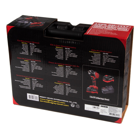 Гайковерт аккумуляторный ударный MIGHTY SEVEN DW-406A (1/2", 1600 Нм, 18 В)