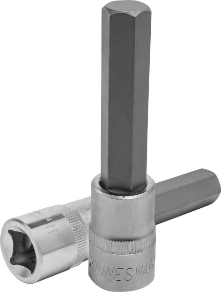 S09H4314 Насадка торцевая 1/2"DR с вставкой-битой шестигранной, H14, 100 мм